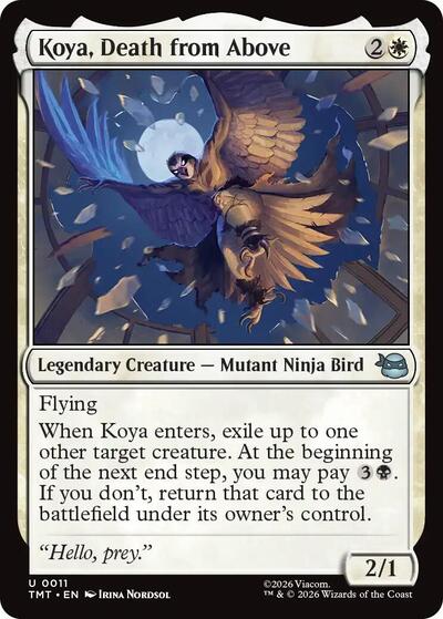 Koya Death from Above Teenage Mutant Ninja Turtles TMT #11 (Uncommon) Magic: The Gathering: