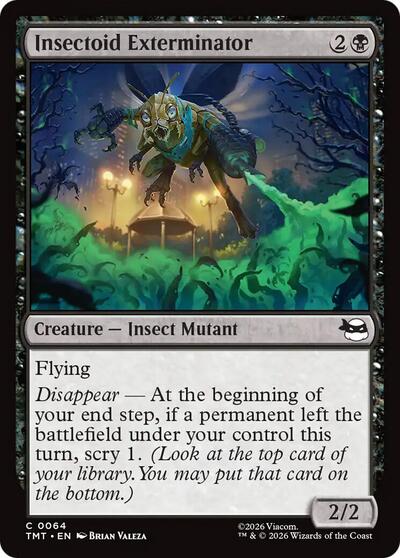Insectoid Exterminator TMT #64 (Near Mint Common) Magic: The Gathering: Teenage Mutant Ninja Turtles
