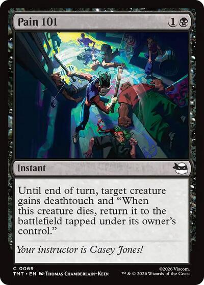 Pain 101 TMT #69 (Near Mint Common) Magic: The Gathering: Teenage Mutant Ninja Turtles