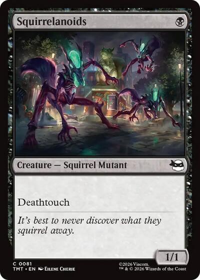 Squirrelanoids TMT #81 (Near Mint Common) Magic: The Gathering: Teenage Mutant Ninja Turtles
