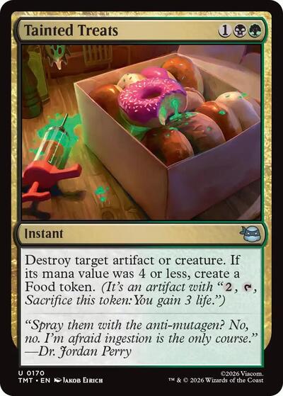 Tainted Treats TMT #170 (Near Mint Uncommon) Magic: The Gathering: Teenage Mutant Ninja Turtles