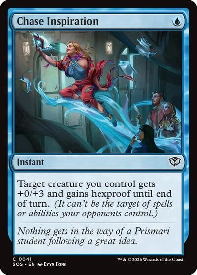 Chase Inspiration SOS #41 (Near Mint Common) Magic: The Gathering: Secrets of Strixhaven