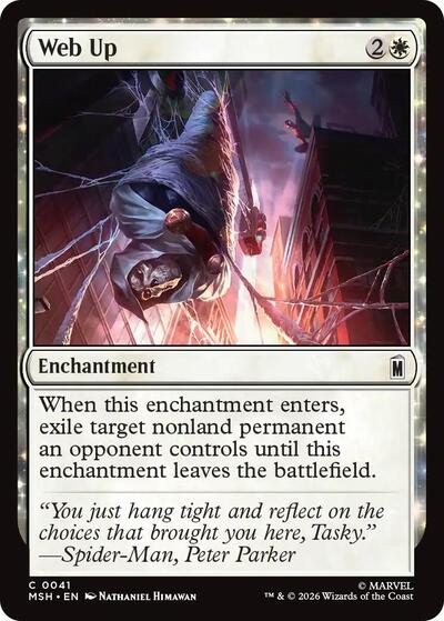 Web Up Marvel Super Heroes MSH #41 (Common) Magic: The Gathering: