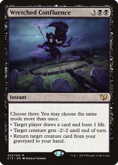 Wretched Confluence Commander 2015 C15 #23 (Rare) Magic: The Gathering: