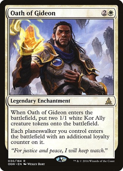 Oath of Gideon OGW #30 (Near Mint Rare) Magic: The Gathering: Oath of the Gatewatch