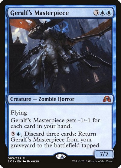 Geralfs Masterpiece SOI #65 (Lightly Played Mythic Rare) Magic: The Gathering: Shadows over Innistrad
