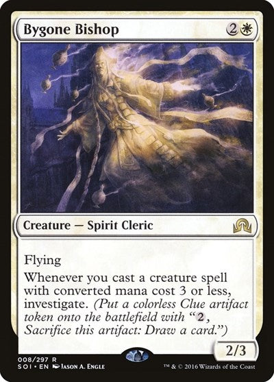 Bygone Bishop SOI #8 (Near Mint Rare) Magic: The Gathering: Shadows over Innistrad