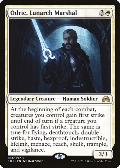 Odric Lunarch Marshal SOI #31 (Near Mint Rare) Magic: The Gathering: Shadows over Innistrad