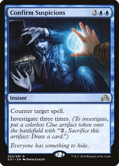 Confirm Suspicions SOI #53 (Moderately Played Rare) Magic: The Gathering: Shadows over Innistrad