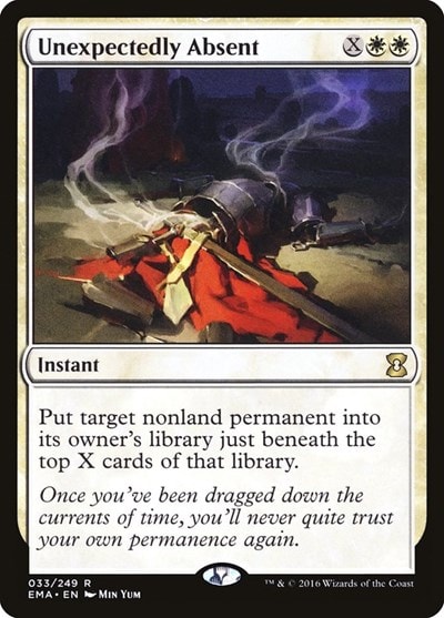 Unexpectedly Absent Foil EMA #33 (Near Mint Rare) Magic: The Gathering: Eternal Masters