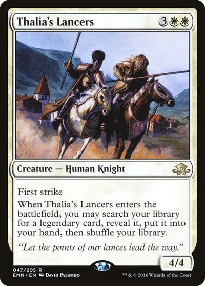 Thalias Lancers EMN #47 (Near Mint Rare) Magic: The Gathering: Eldritch Moon
