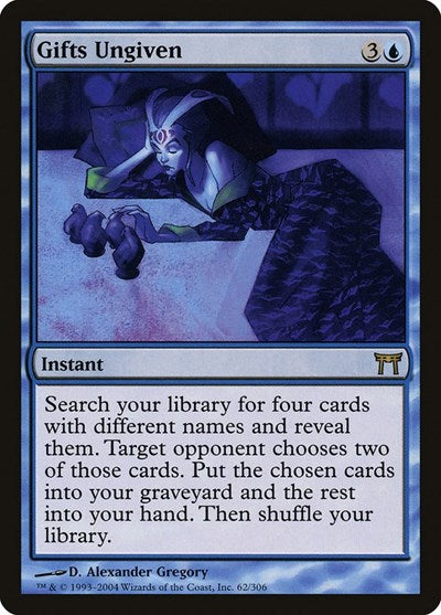 Gifts Ungiven CHK #62 (Damaged Rare) Magic: The Gathering: Champions of Kamigawa