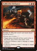 Collective Defiance EMN #123 (Lightly Played Rare) Magic: The Gathering: Eldritch Moon