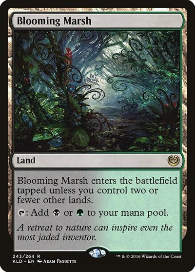 Blooming Marsh KLD #243 (Damaged Rare) Magic: The Gathering: Kaladesh