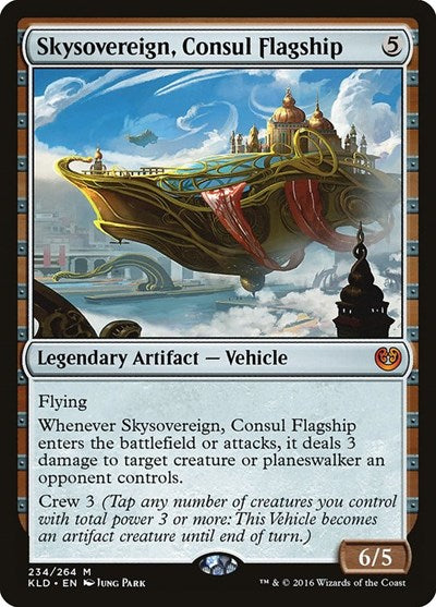 Skysovereign Consul Flagship KLD #234 (Lightly Played Mythic Rare) Magic: The Gathering: Kaladesh