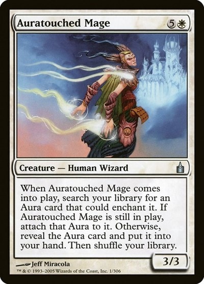 Auratouched Mage RAV #1 (Heavily Played Uncommon) Magic: The Gathering: Ravnica: City of Guilds