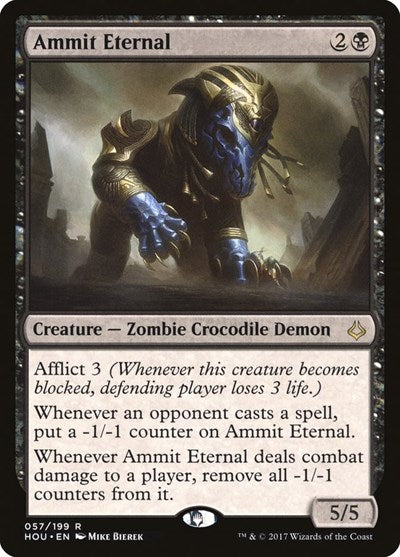 Ammit Eternal HOU #57 (Lightly Played Rare) Magic: The Gathering: Hour of Devastation