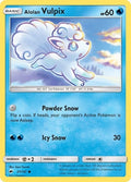 Alolan Vulpix Reverse Holofoil SM03 #27/147 (Lightly Played Common) Pokemon: SM - Burning Shadows