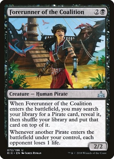 Forerunner of the Coalition RIX #72 (Moderately Played Uncommon) Magic: The Gathering: Rivals of Ixalan