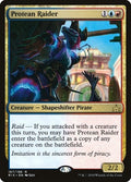 Protean Raider RIX #167 (Heavily Played Rare) Magic: The Gathering: Rivals of Ixalan