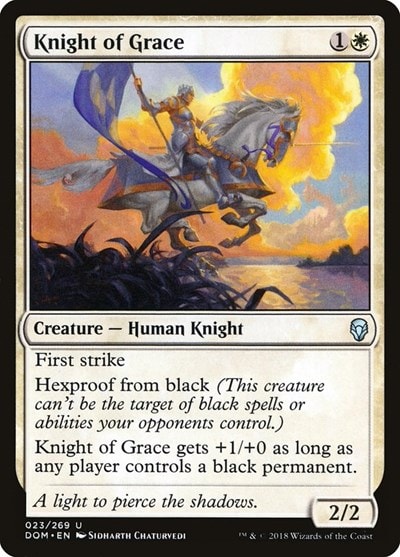 Knight of Grace DOM #23 (Near Mint Uncommon) Magic: The Gathering: Dominaria