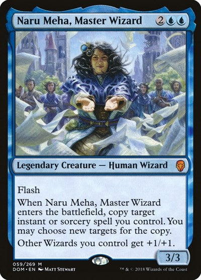 Naru Meha Master Wizard DOM #59 (Lightly Played Mythic Rare) Magic: The Gathering: Dominaria