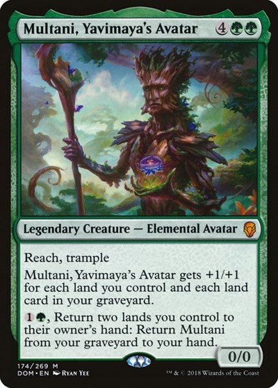 Multani Yavimayas Avatar DOM #174 (Near Mint Mythic Rare) Magic: The Gathering: Dominaria