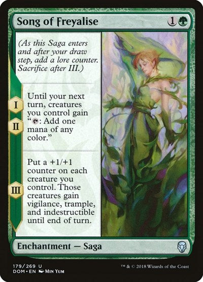 Song of Freyalise Dominaria DOM #179 (Uncommon) Magic: The Gathering:
