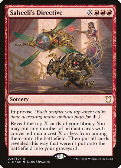 Saheelis Directive C18 #26 (Near Mint Rare) Magic: The Gathering: Commander 2018