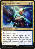 Righteous Authority C18 #188 (Near Mint Rare) Magic: The Gathering: Commander 2018