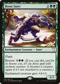 Boon Satyr C18 #132 (Lightly Played Rare) Magic: The Gathering: Commander 2018