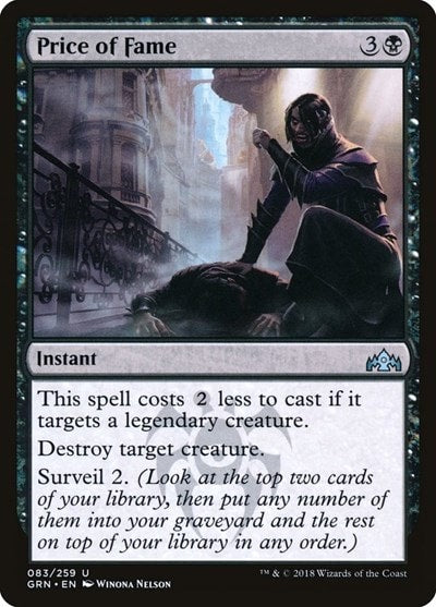 Price of Fame GRN #83 (Lightly Played Uncommon) Magic: The Gathering: Guilds of Ravnica