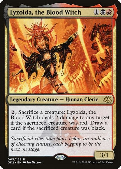 Lyzolda the Blood Witch GK2 #65 (Lightly Played Rare) Magic: The Gathering: Ravnica Allegiance: Guild Kits