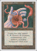Nevinyrral's Disk 4ED #338 (Heavily Played Rare) Magic: The Gathering: Fourth Edition