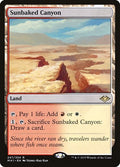 Sunbaked Canyon Foil MH1 #247 (Lightly Played Rare) Magic: The Gathering: Modern Horizons