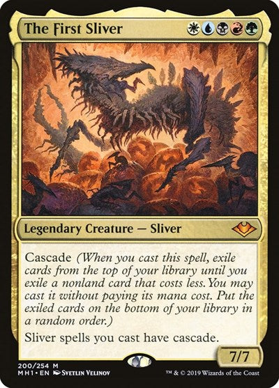 The First Sliver MH1 #200 (Moderately Played Mythic Rare) Magic: The Gathering: Modern Horizons