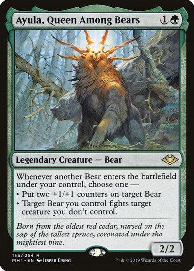 Ayula Queen Among Bears MH1 #155 (Near Mint Rare) Magic: The Gathering: Modern Horizons