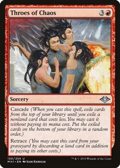 Throes of Chaos Modern Horizons MH1 #150 (Uncommon) Magic: The Gathering: