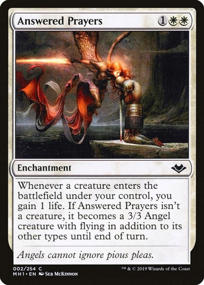 Answered Prayers MH1 #2 (Near Mint Common) Magic: The Gathering: Modern Horizons