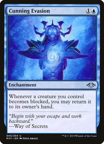 Cunning Evasion MH1 #45 (Near Mint Uncommon) Magic: The Gathering: Modern Horizons