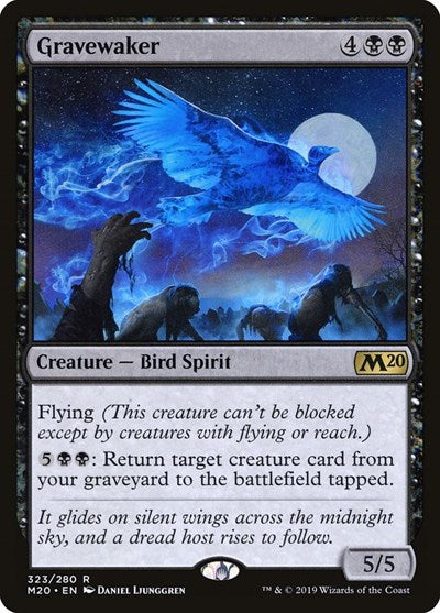 Gravewaker M20 #323 (Near Mint Rare) Magic: The Gathering: Core Set 2020
