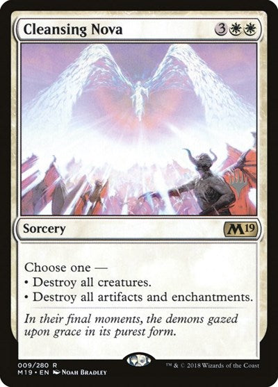 Cleansing Nova PPM20 #9 (Near Mint Rare) Magic: The Gathering: Promo Pack: Core Set 2020