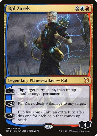 Ral Zarek C19 #198 (Near Mint Mythic Rare) Magic: The Gathering: Commander 2019