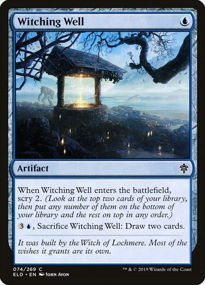 Witching Well ELD #74 (Near Mint Common) Magic: The Gathering: Throne of Eldraine