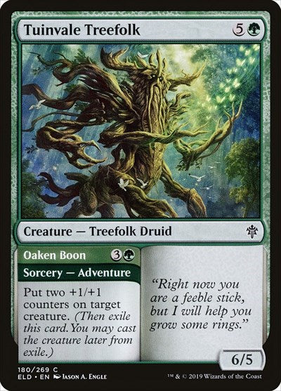 Tuinvale Treefolk Throne of Eldraine ELD #180 (Common) Magic: The Gathering: