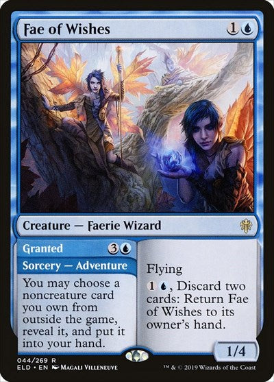 Fae of Wishes ELD #44 (Lightly Played Rare) Magic: The Gathering: Throne of Eldraine