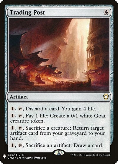 Trading Post LIST #225/312 (Near Mint Rare) Magic: The Gathering: The List Reprints
