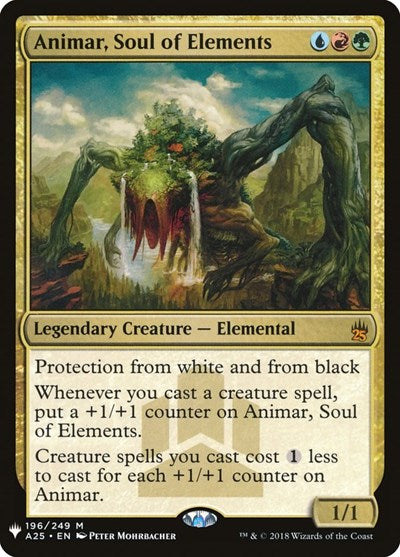 Animar, Soul of Elements LIST #A25-196 (Near Mint Mythic Rare) Magic: The Gathering: The List Reprints
