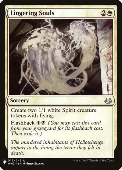 Lingering Souls LIST #12 (Near Mint Uncommon) Magic: The Gathering: The List Reprints
