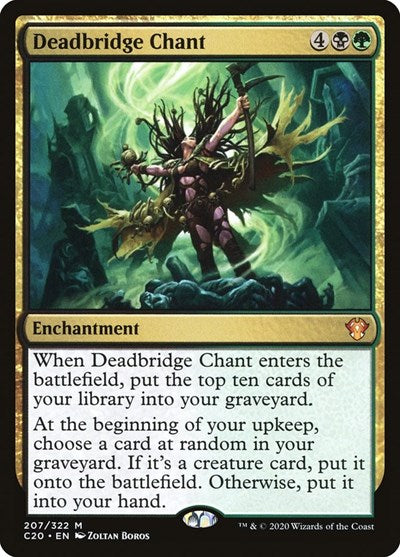 Deadbridge Chant C20 #207 (Near Mint Mythic Rare) Magic: The Gathering: Commander 2020